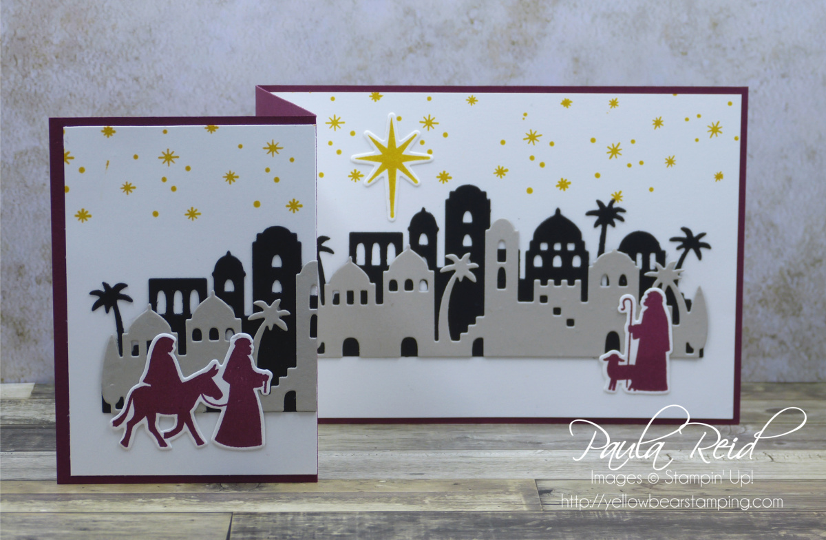 Z Fold – Night in Bethlehem | Yellow Bear Stamping