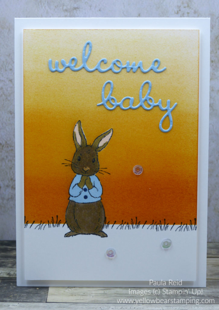 Fable Friends Baby Card - Balmy Blue