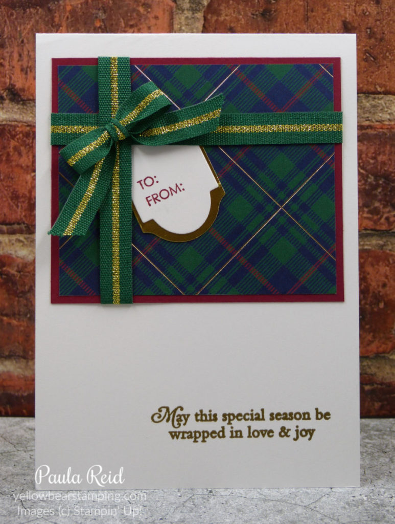 Stampin Up Perfectly Plaid Card Ideas | emsuaprate