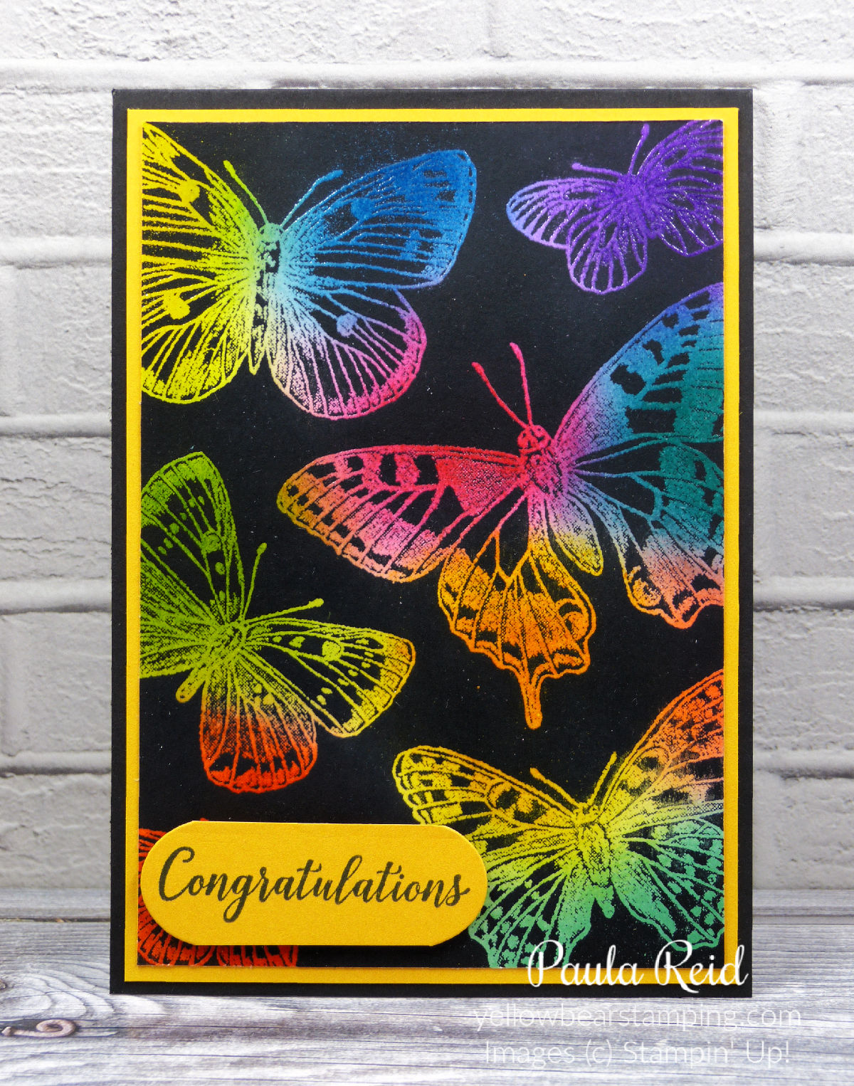 Technique Tuesday – Josephs Coat | Yellow Bear Stamping