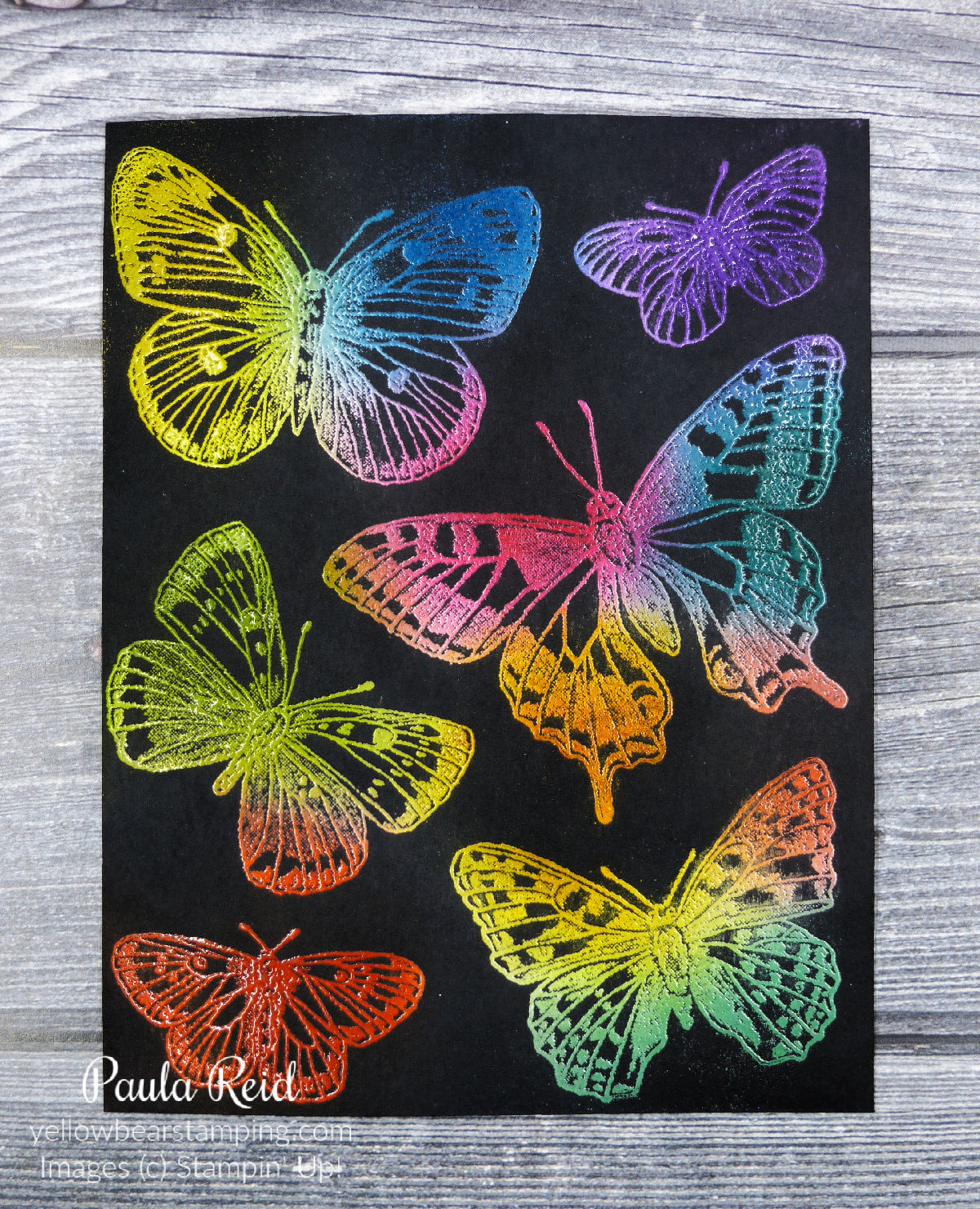 Technique Tuesday – Josephs Coat | Yellow Bear Stamping