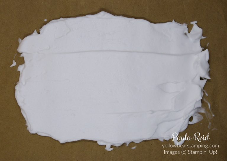 Technique Tuesday Shaving Foam Technique Yellow Bear Stamping