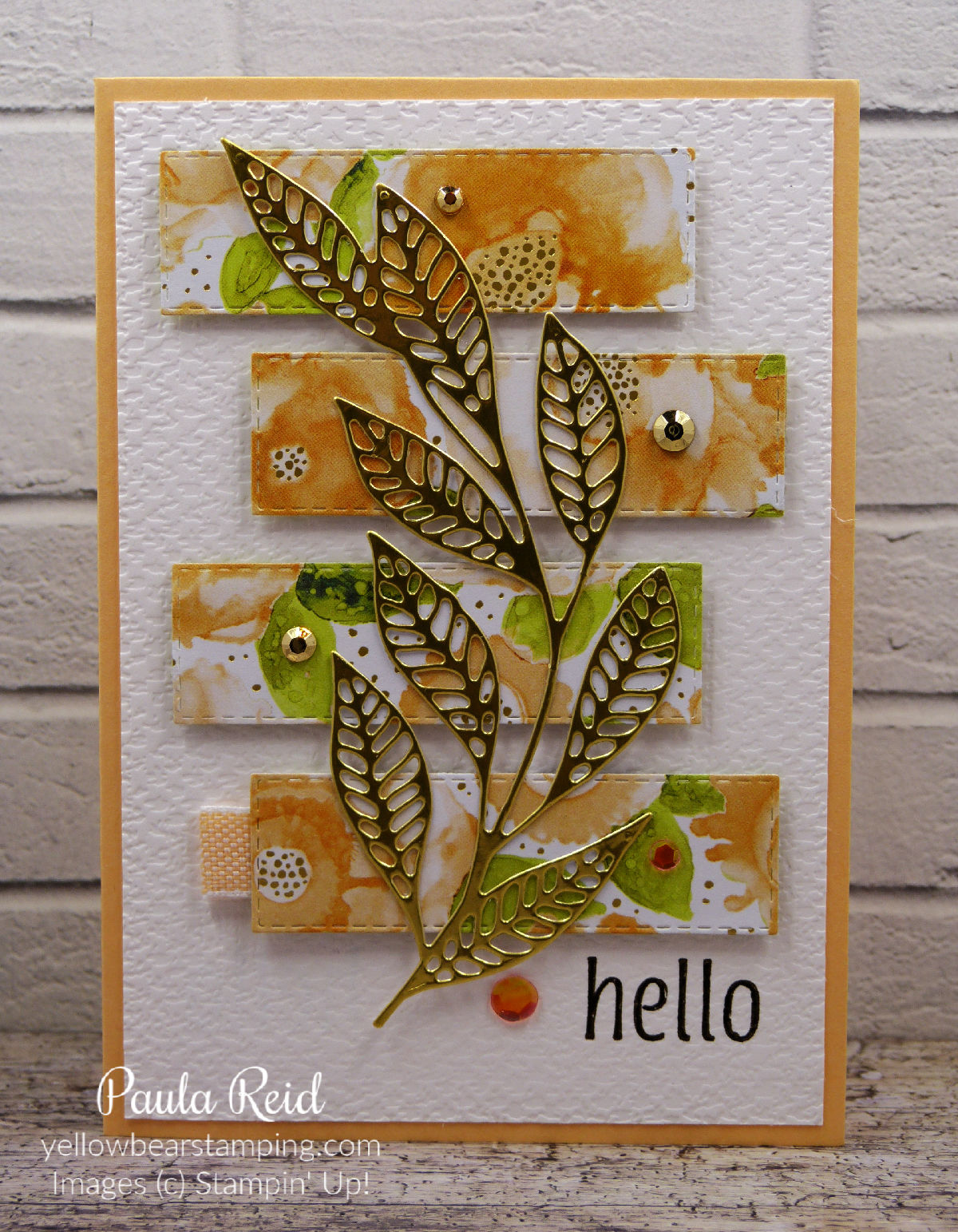 Expressions in Ink – Quick and Simple Card | Yellow Bear Stamping