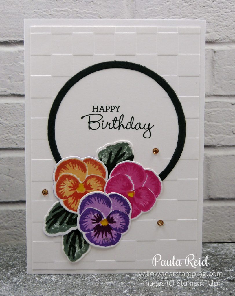 Pansy Flower Stamp Set | Technique Tuesday