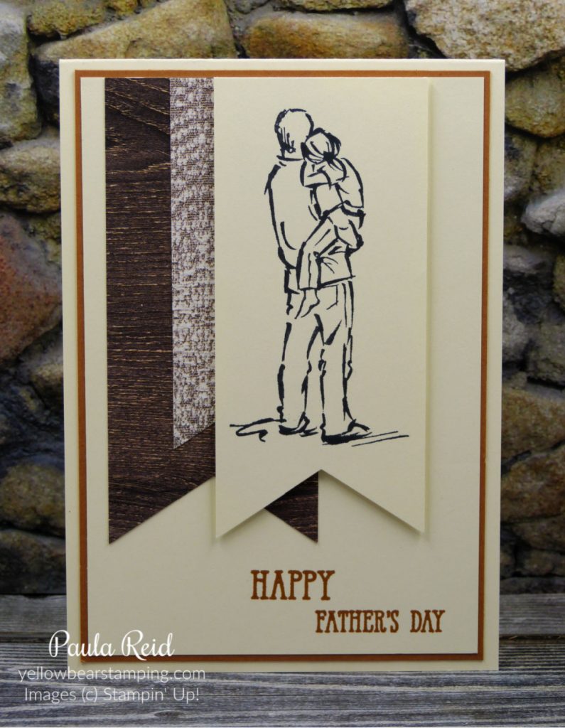 A Good Man - Fathers Day -Banner Card