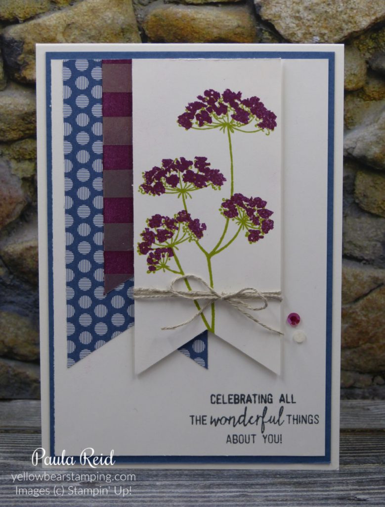 Queen Annes Lace - Banner Card