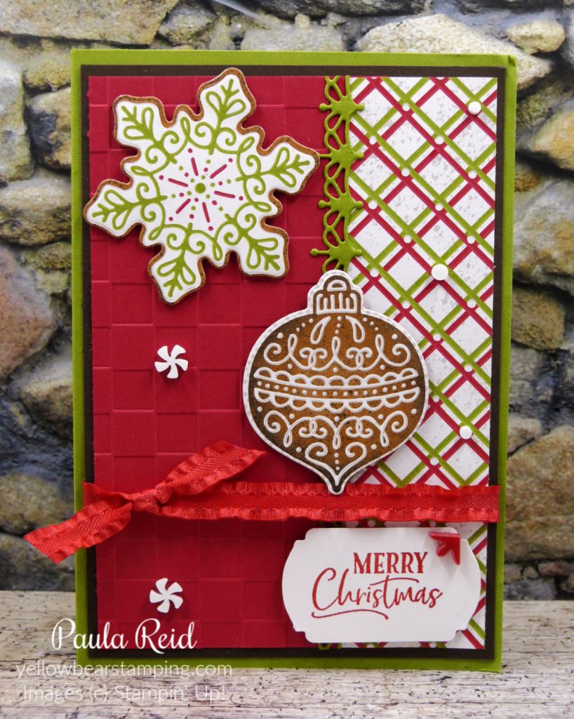 Gingerbread & Peppermint Suite - Embossing