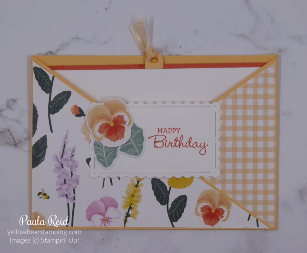 Pocket Card featuring Pansy Patch Bundle