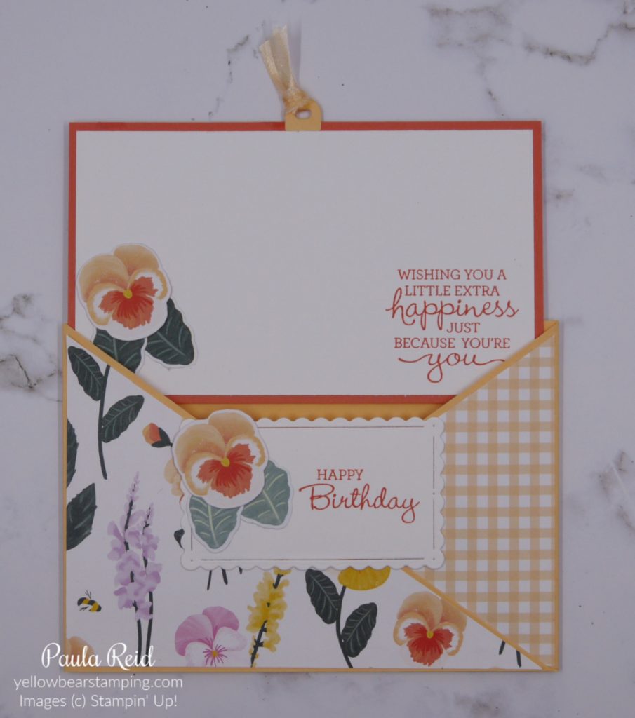 Pocket Card featuring Pansy Patch Bundle