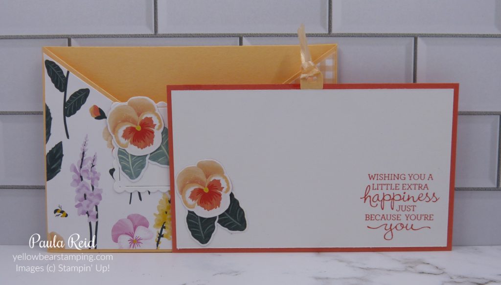 Pocket Card featuring Pansy Patch Bundle