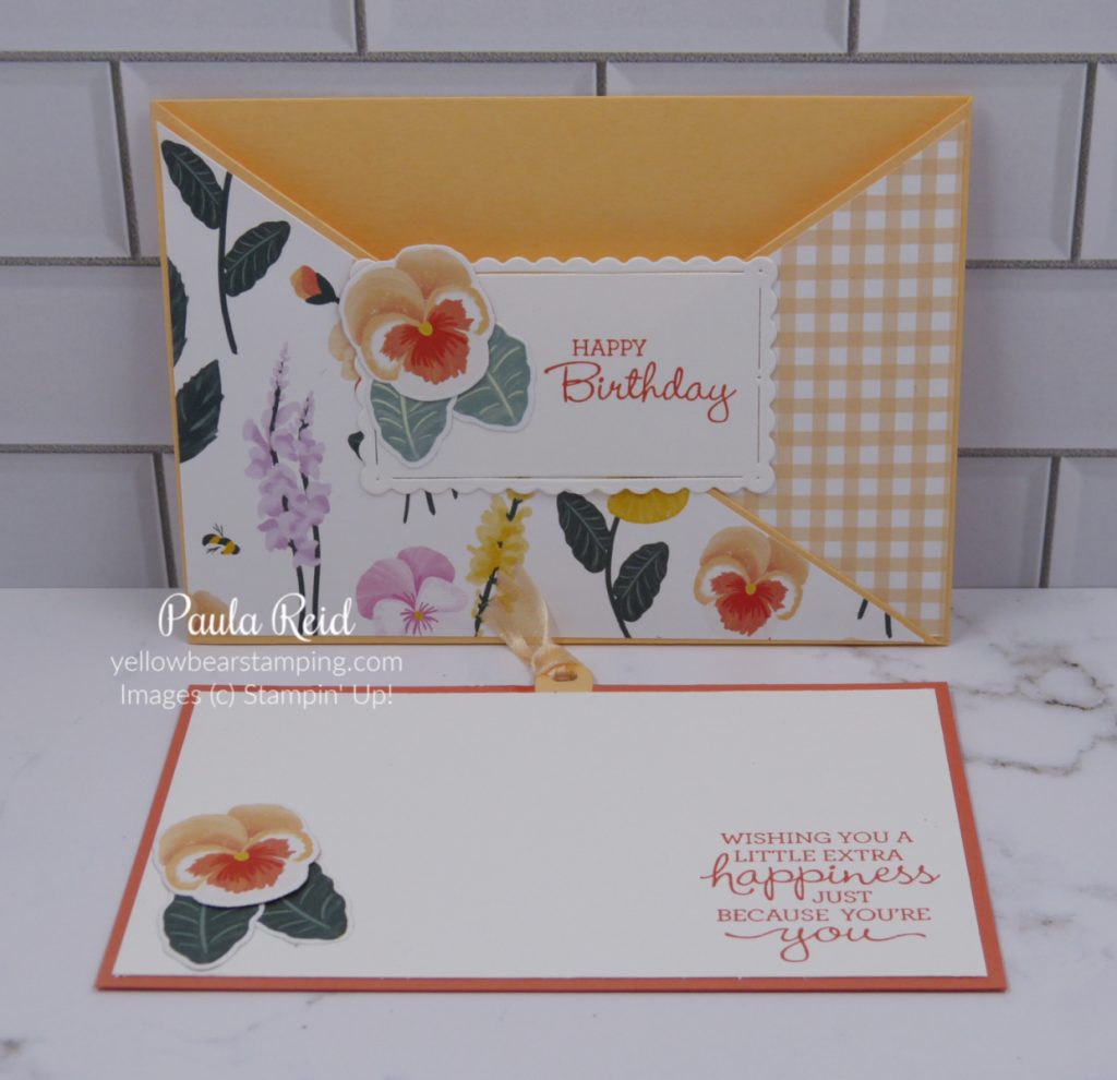 Pocket Card featuring Pansy Patch Bundle