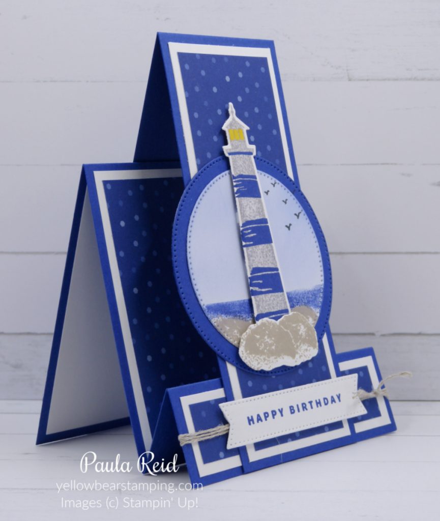 Faux step card using Lighthouse Point